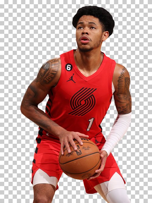 Anfernee Simons transparent png render free