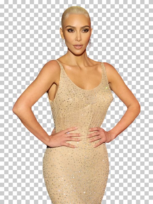 Kim Kardashian transparent png render free