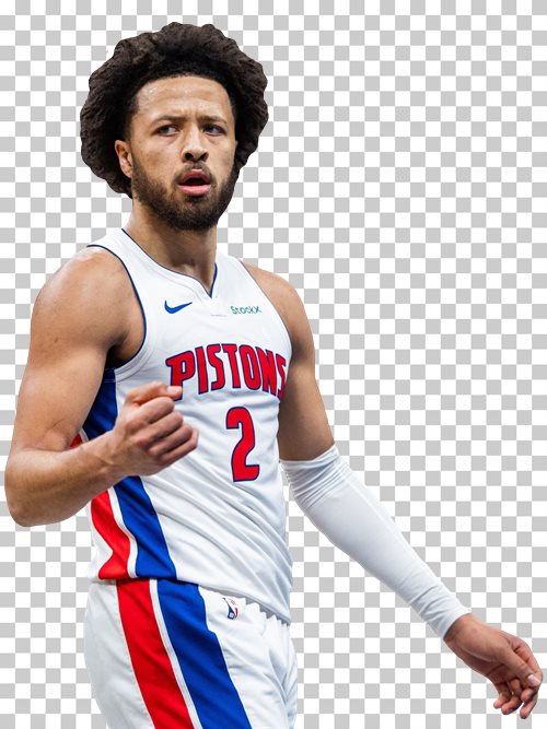 Cade Cunningham transparent png render free