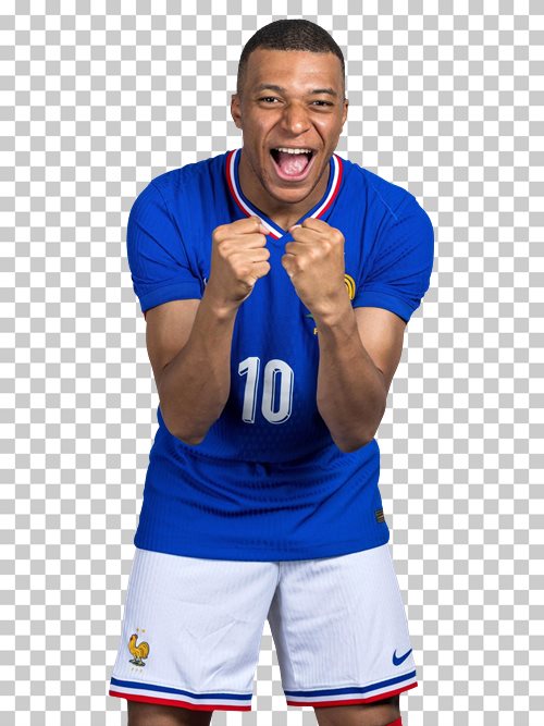 Kylian Mbappe transparent png render free