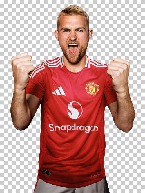 Matthijs de Ligt transparent png render free