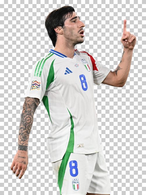 Sandro Tonali transparent png render free