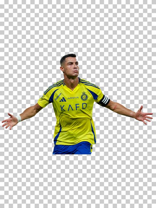 Cristiano Ronaldo transparent png render free