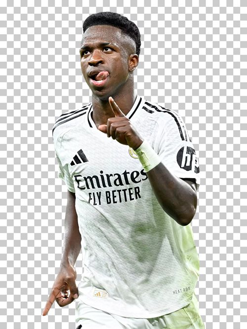 Vinicius Junior transparent png render free