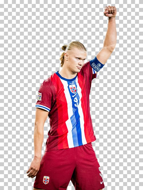 Erling Haaland transparent png render free