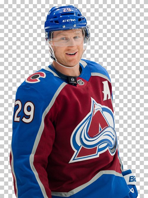 Nathan MacKinnon transparent png render free