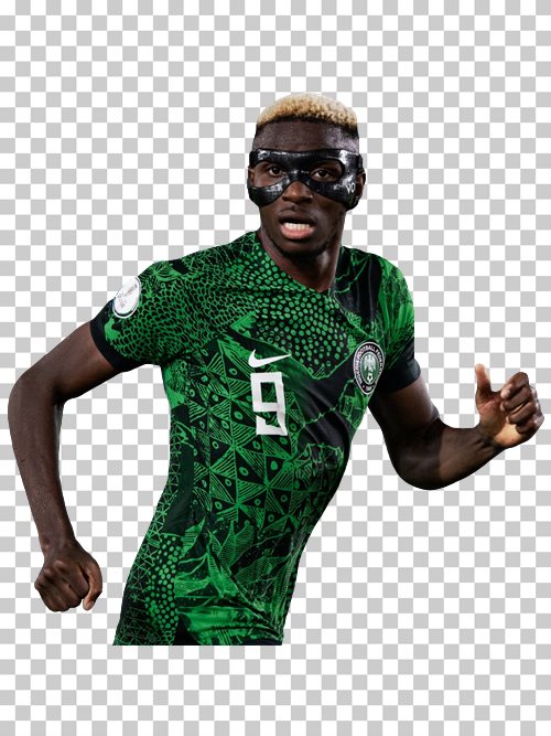 Victor Osimhen transparent png render free