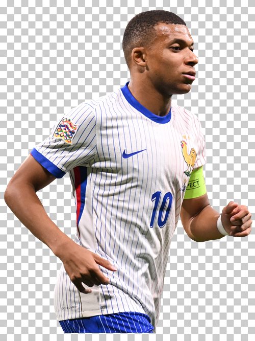 Kylian Mbappe transparent png render free