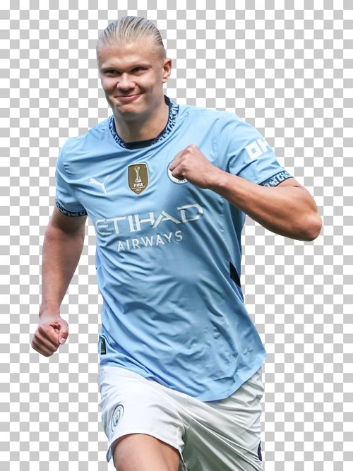 Erling Haaland transparent png render free