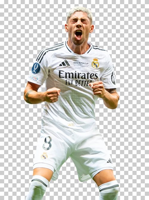 Federico Valverde transparent png render free