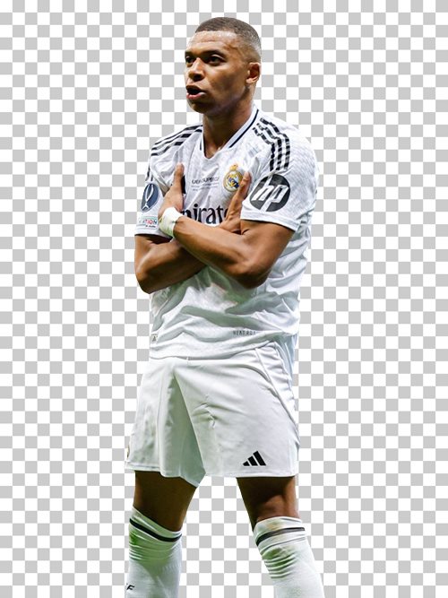 Kylian Mbappe transparent png render free