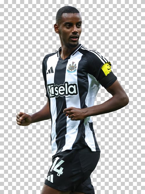 Alexander Isak transparent png render free