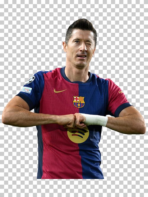 Robert Lewandowski transparent png render free