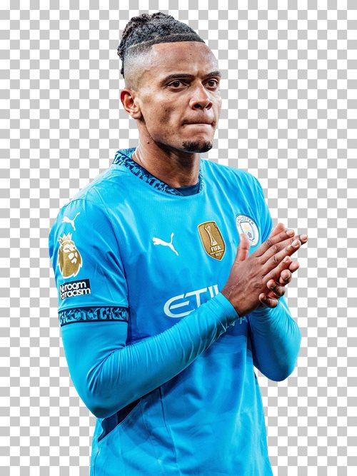 Manuel Akanji transparent png render free