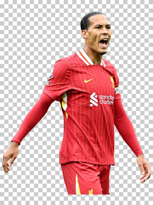 Virgil van Dijk transparent png render free