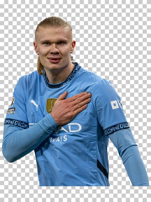 Download Erling Haaland transparent png render free. Manchester City ...