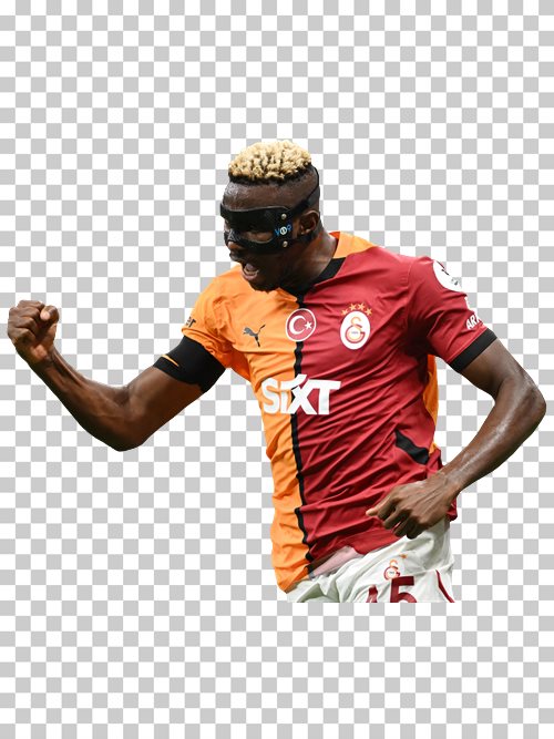 Victor Osimhen transparent png render free