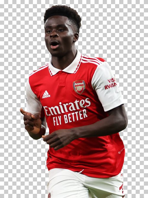 Bukayo Saka transparent png render free