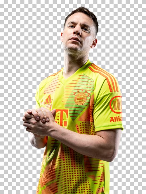 Manuel Neuer transparent png render free