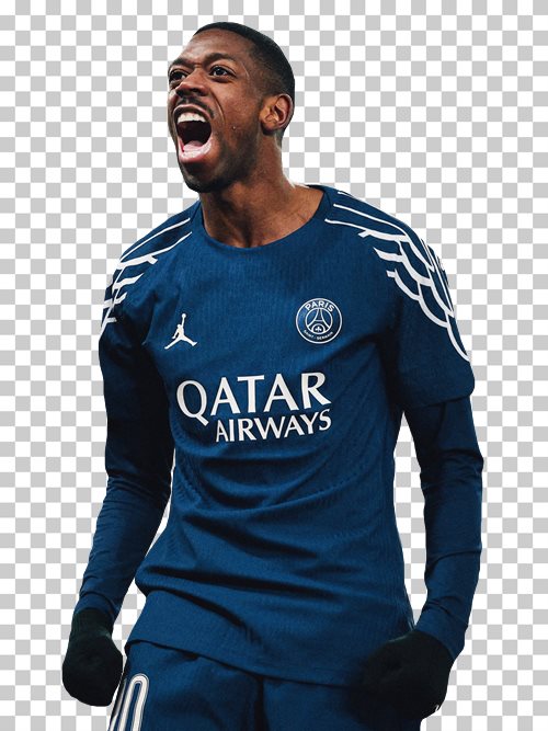 Ousmane Dembele transparent png render free