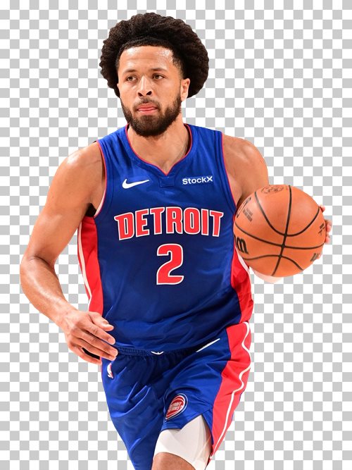 Cade Cunningham transparent png render free