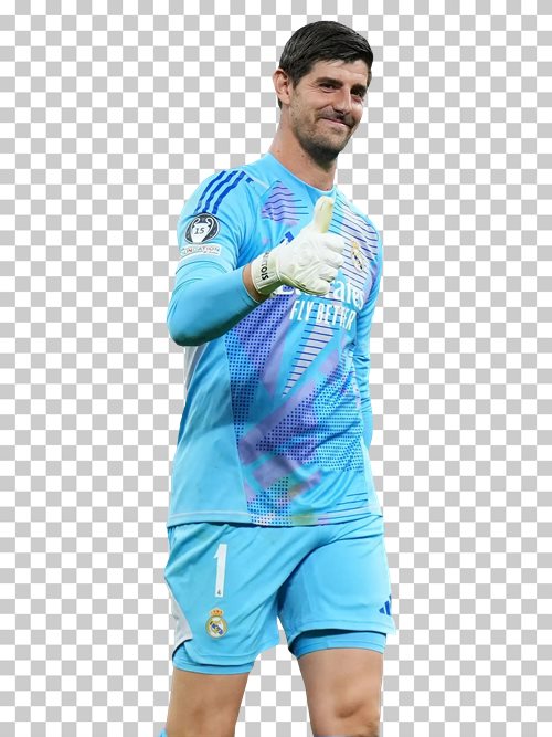 Thibaut Courtois transparent png render free