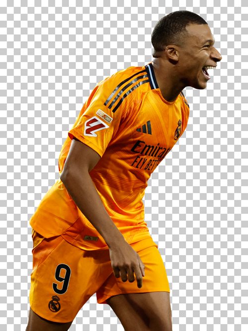 Kylian Mbappe transparent png render free