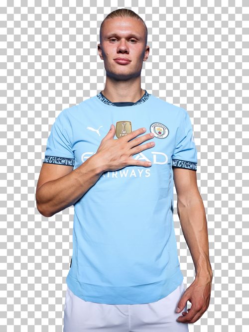 Erling Haaland transparent png render free