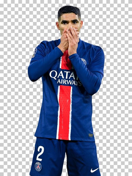 Achraf Hakimi transparent png render free