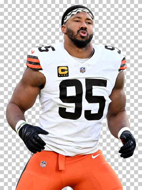 Myles Garrett transparent png render free