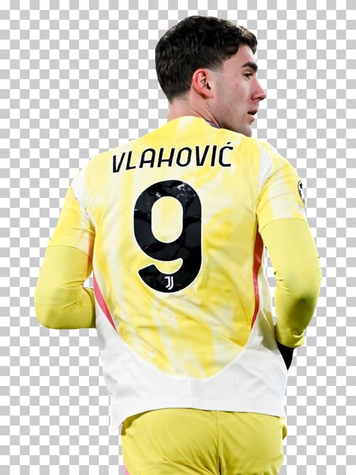 Dusan Vlahovic transparent png render free