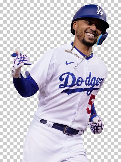 Mookie Betts transparent png render free