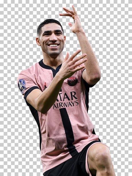 Achraf Hakimi transparent png render free