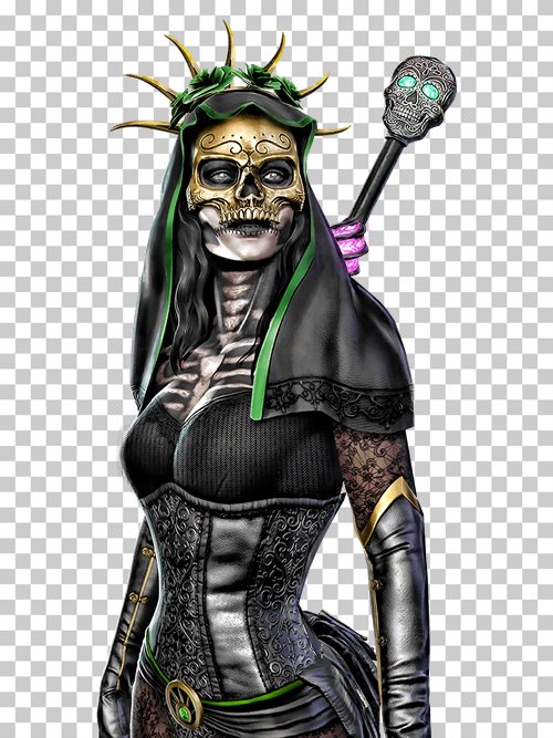 Day of the Dead Jade transparent png render free