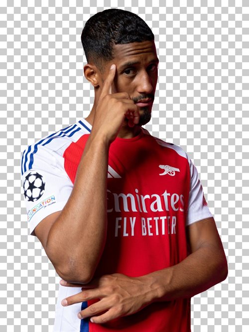 William Saliba transparent png render free