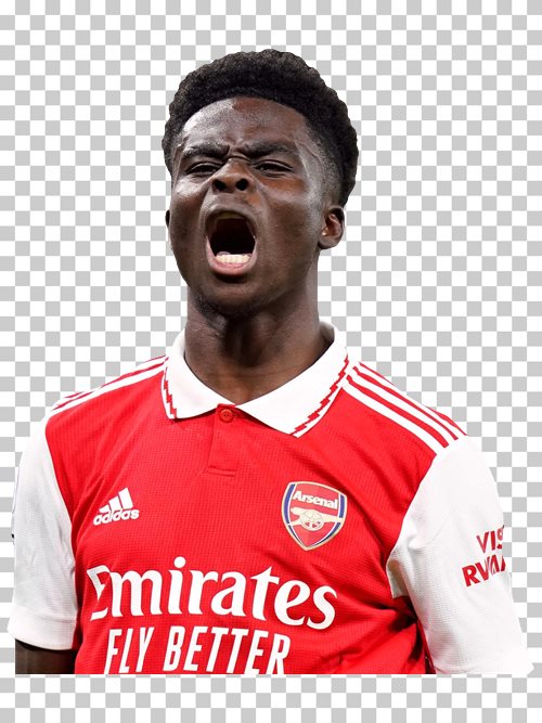 Bukayo Saka transparent png render free