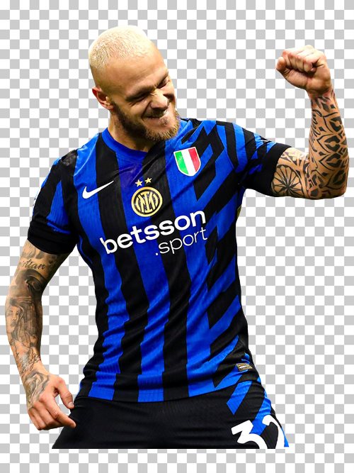 Federico Dimarco transparent png render free