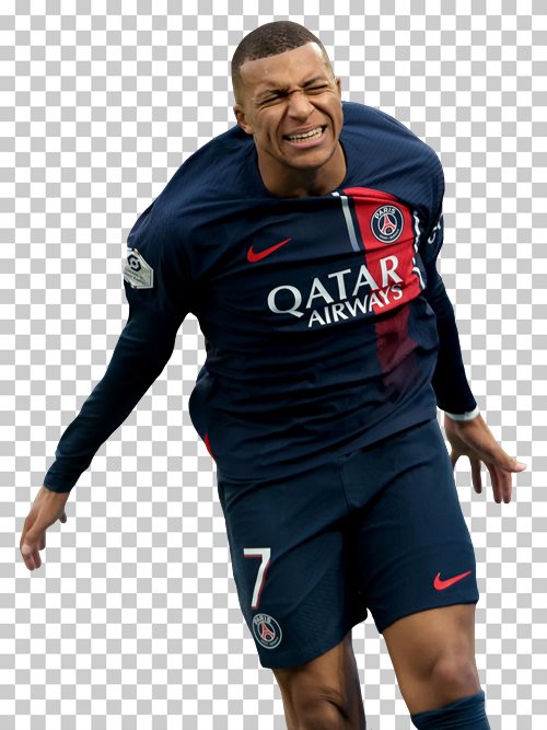 Kylian Mbappe transparent png render free