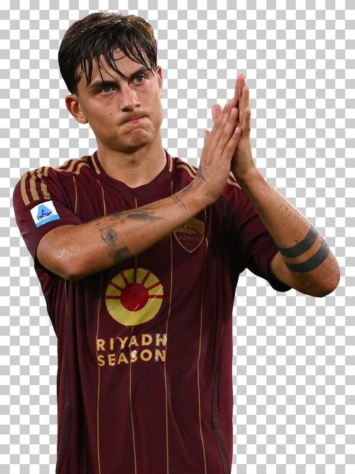 Paulo Dybala transparent png render free