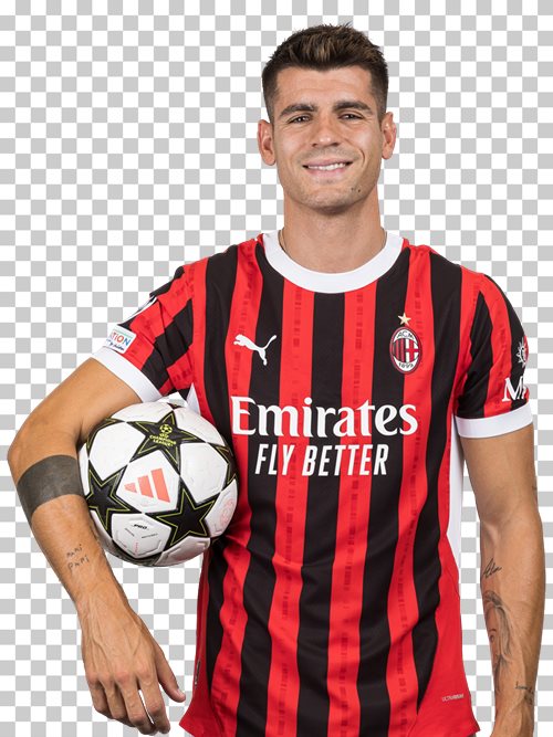 Alvaro Morata transparent png render free