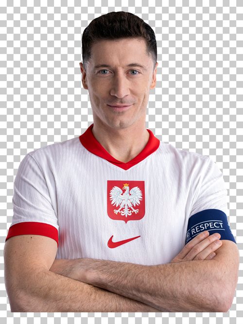 Robert Lewandowski transparent png render free