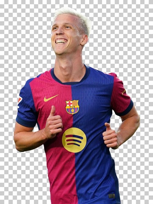 Dani Olmo transparent png render free