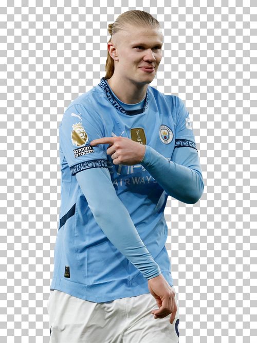 Erling Haaland transparent png render free