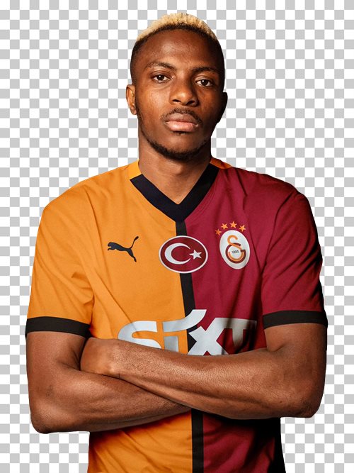 Victor Osimhen transparent png render free