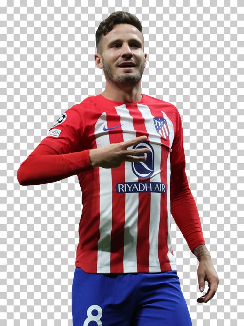 Saul Niguez transparent png render free