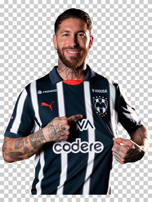 Sergio Ramos transparent png render free