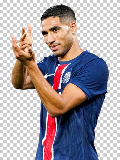 Achraf Hakimi transparent png render free