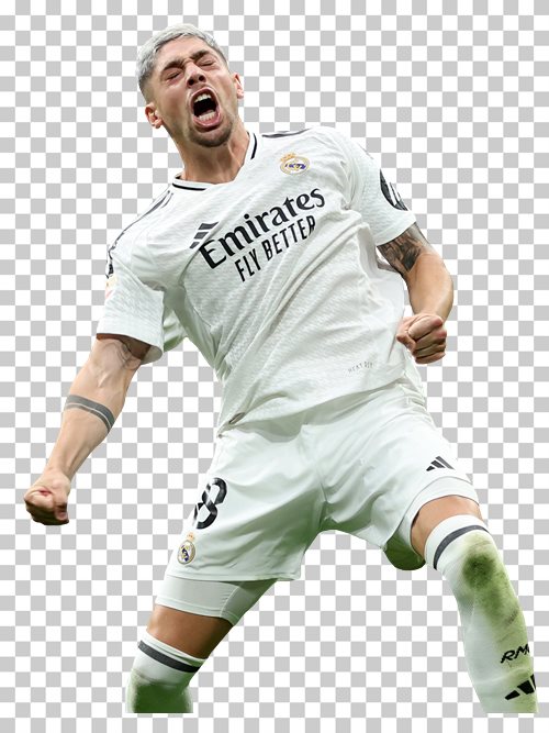 Federico Valverde transparent png render free