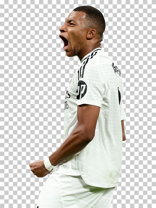 Kylian Mbappe transparent png render free