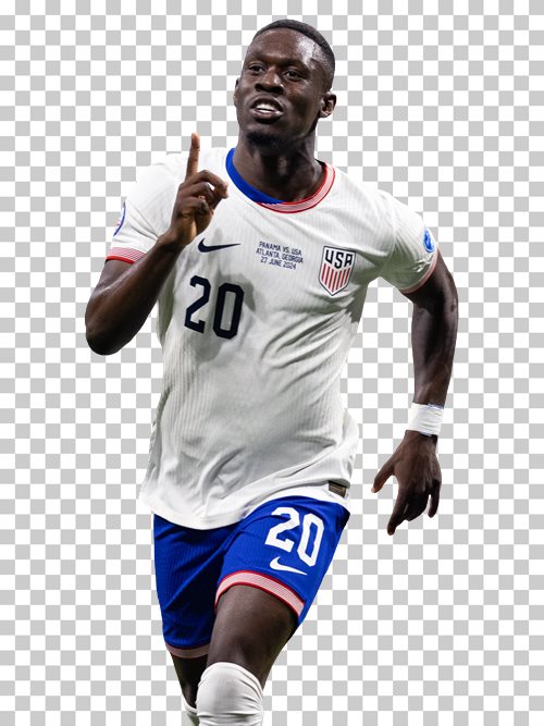 Folarin Balogun transparent png render free